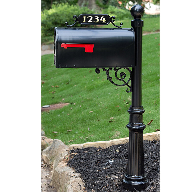Addresses of Distinction Avenues Post Mounted Mailbox & Reviews Wayfair